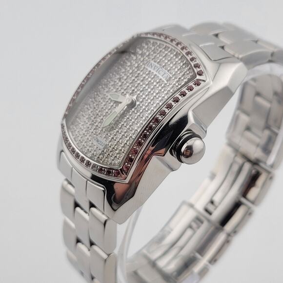 [RARE] Invicta Lupah Swiss Diamond Stainless Steel Ladies Watch 4152 29mm main image 6